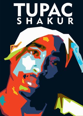 2pac WPAP style