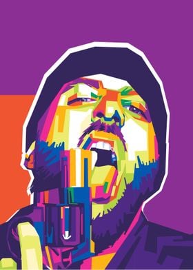 RA the Rugged Man popart