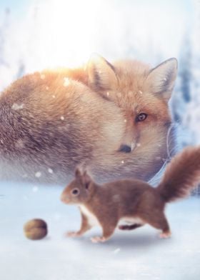 The Fox and Squirrel