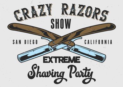 Crazy Razors Show Barber