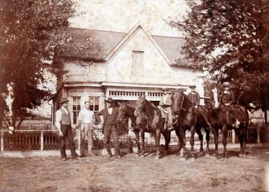 Family With Horses