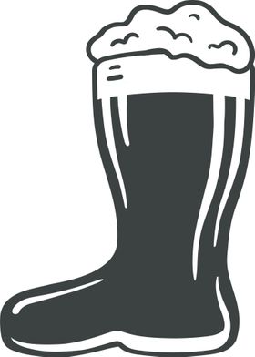 Beer Foot Glass