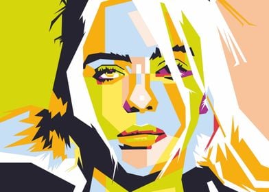 Billi Eilish WPAP ART