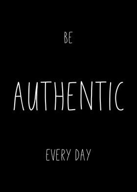 Be Authentic Every Day