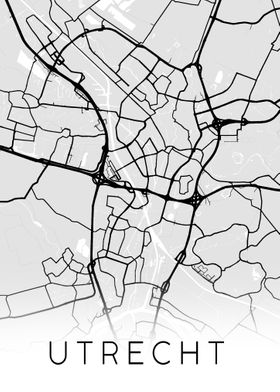 City map Utrecht