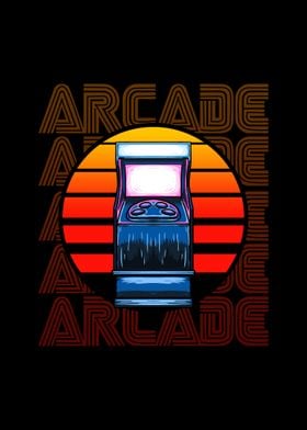 Sunset Arcade Game Machine