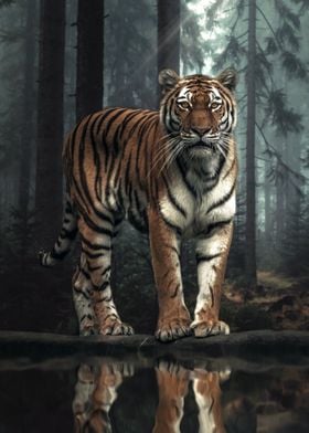 Poster Nature Animaux Tigre