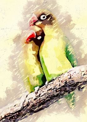 Watercolor Bird Painting