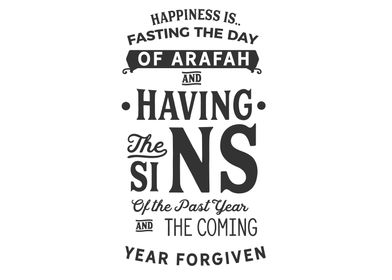 Fasting the day of Arafah