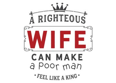 a righteous wife