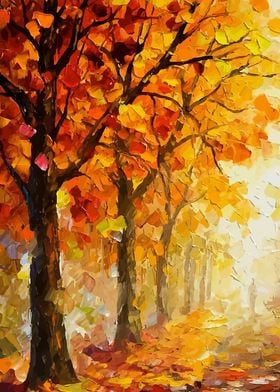 Leonid Afremov Landscape