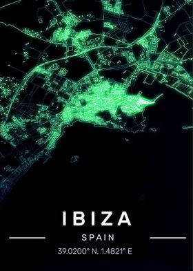 Ibiza City Map