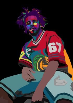 J Cole Abstract 