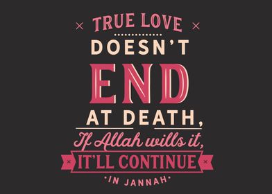 itll continue in jannah