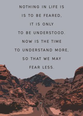 Fear Less Quote
