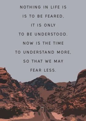 Fear Less Quote