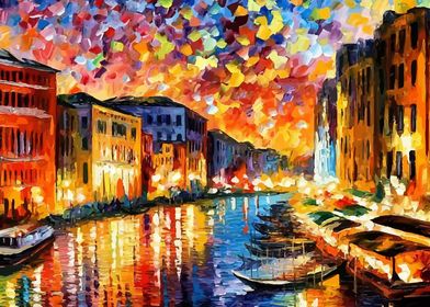 Leonid Afremov Landscape