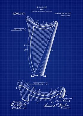 1911 Harp Patent Art