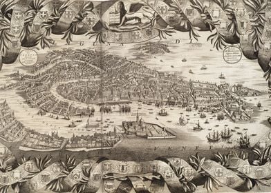Venice Map from 1693