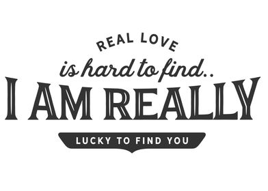 real love is hard to find