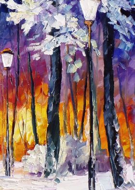 Leonid Afremov Landscape