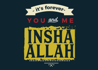 you and me insyaAllah