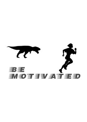 Be Motivated On White