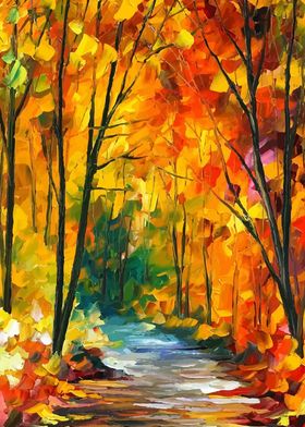 Leonid Afremov Landscape