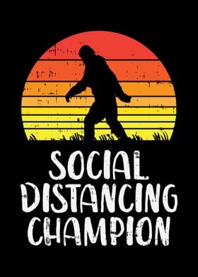 Social Distancing Bigfoot