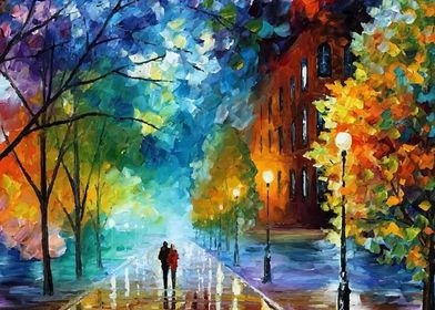 Leonid Afremov Landscape