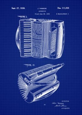 1938 Accordion Patent