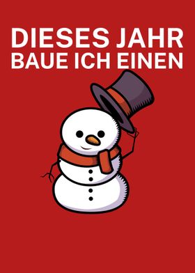 Diese Jahr Schneemann