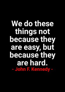 John F Kennedy Quote