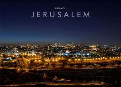 Jerusalem night view