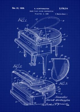 1939 Grand Piano Patent