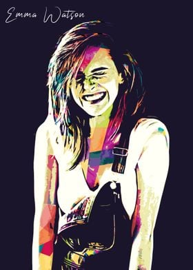 Emma Watson Pop Art