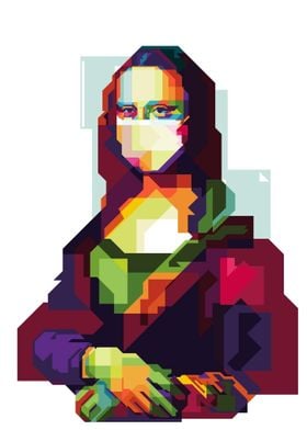 wpap monalisa using mask