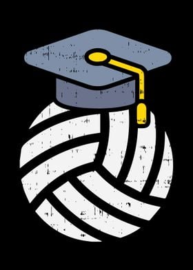 Volleyball Graduation Hat