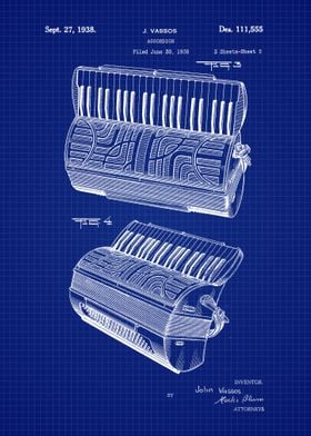 1938 Accordion Patent