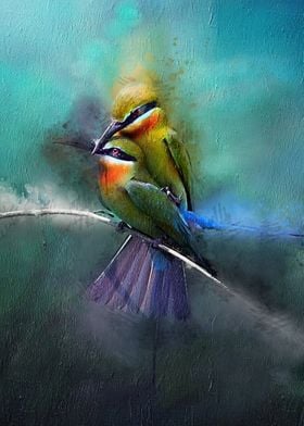 Watercolor Bird Painting