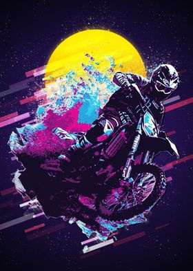 SUPER MOTO' Poster by arif purnomo | Displate
