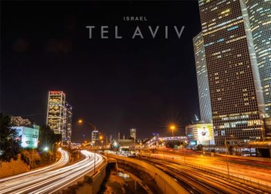 Tel Aviv night view