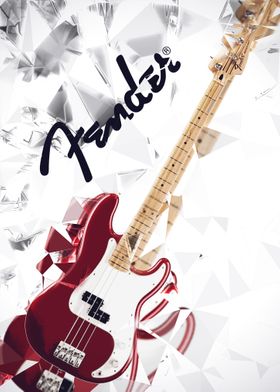 fender bass art 1