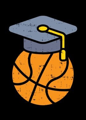 Basketball Graduation Hat