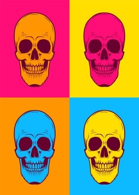 80s Skull Heads