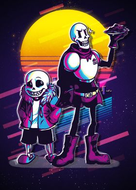 Sans Undertale Fight Art Prints for Sale