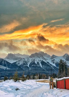 Sunset over Ha Ling