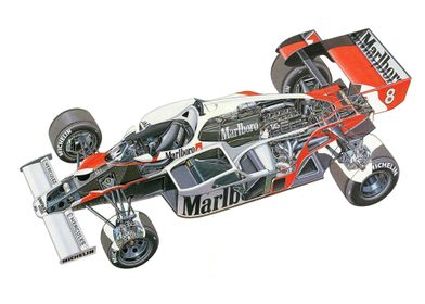 1984 McLaren MP4 2 F1