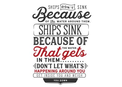 ships dont sink 