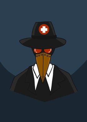 The plague doctor face